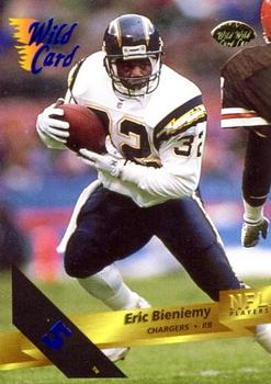 1993 Wild Card - 5 Stripe #60 Eric Bieniemy Front