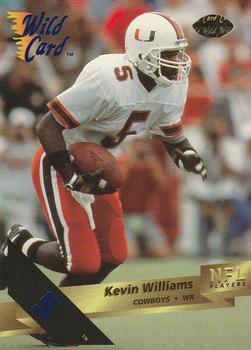 1993 Wild Card - 5 Stripe #85 Kevin Williams Front