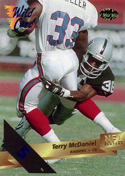 1993 Wild Card - 5 Stripe #149 Terry McDaniel Front