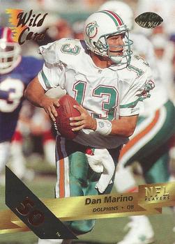 1993 Wild Card - 50 Stripe #90 Dan Marino Front