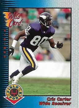 1993 Wild Card - Field Force #CFF-117 Cris Carter Front