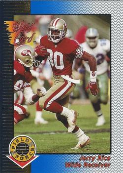 1993 Wild Card - Field Force Gold #WFF-31 Jerry Rice Front