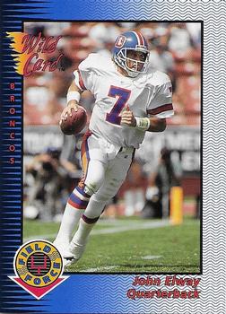 1993 Wild Card - Field Force Gold #WFF-38 John Elway Front