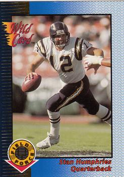 1993 Wild Card - Field Force Gold #WFF-40 Stan Humphries Front