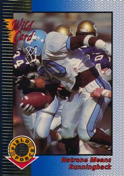 1993 Wild Card - Field Force Gold #WFF-42 Natrone Means Front