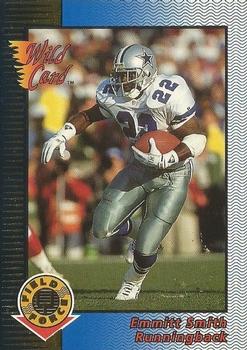 1993 Wild Card - Field Force Gold #EFF-71 Emmitt Smith Front