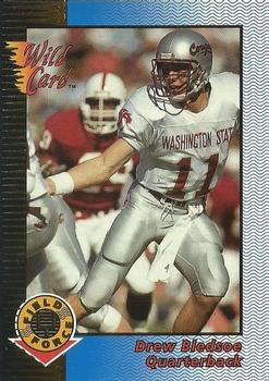 1993 Wild Card - Field Force Gold #EFF-87 Drew Bledsoe Front