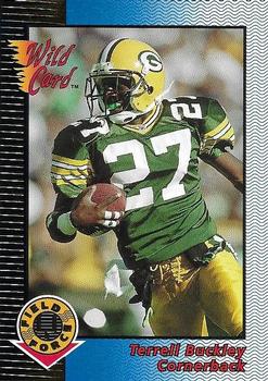 1993 Wild Card - Field Force Gold #CFF-111 Terrell Buckley Front