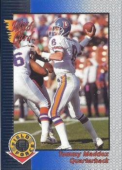 1993 Wild Card - Field Force Silver #WFF-36 Tommy Maddox Front