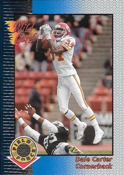 1993 Wild Card - Field Force Silver #WFF-43 Dale Carter Front