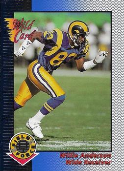 1993 Wild Card - Field Force Silver #WFF-53 Willie Anderson Front
