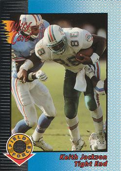 1993 Wild Card - Field Force Silver #EFF-76 Keith Jackson Front