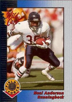 1993 Wild Card - Field Force Silver #CFF-92 Neal Anderson Front