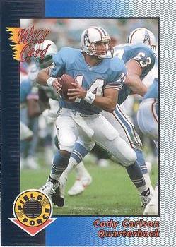 1993 Wild Card - Field Force Silver #CFF-107 Cody Carlson Front