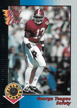 1993 Wild Card - Field Force Silver #CFF-110 George Teague Front