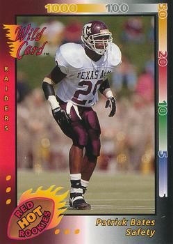 1993 Wild Card - Red Hot Rookies #WRHR-37 Patrick Bates Front