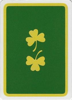 2009 Hero Decks Notre Dame Fighting Irish Football Heroes Playing Cards #7♣ Edgar Miller Back