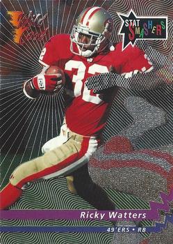 1993 Wild Card - Stat Smashers #WSS-53 Ricky Watters Front