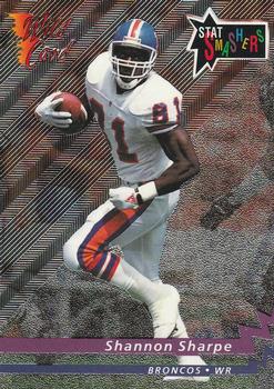 1993 Wild Card - Stat Smashers #WSS-56 Shannon Sharpe Front