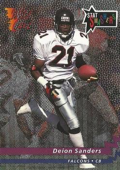 1993 Wild Card - Stat Smashers #WSS-65 Deion Sanders Front