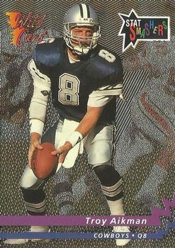 1993 Wild Card - Stat Smashers #ESS-79 Troy Aikman Front