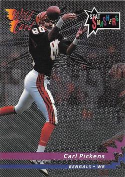 1993 Wild Card - Stat Smashers #CSS-96 Carl Pickens Front