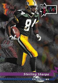 1993 Wild Card - Stat Smashers #CSS-106 Sterling Sharpe Front