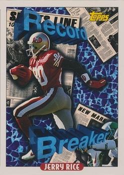 1993 Topps #2 Jerry Rice Front