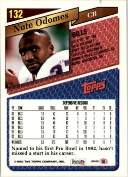 1993 Topps #132 Nate Odomes Back