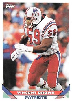 1993 Topps #149 Vincent Brown Front