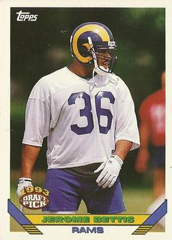 1993 Topps #166 Jerome Bettis Front