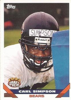 1993 Topps #189 Carl Simpson Front