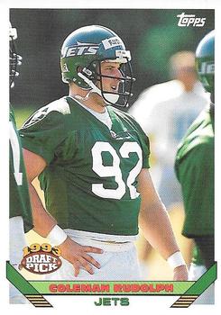 1993 Topps #307 Coleman Rudolph Front