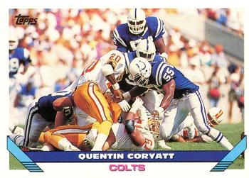 1993 Topps #440 Quentin Coryatt Front