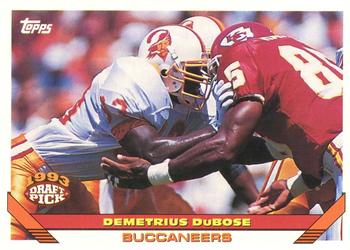 1993 Topps #494 Demetrius DuBose Front