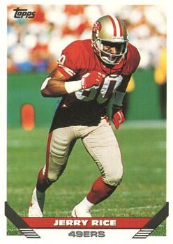 1993 Topps #500 Jerry Rice Front