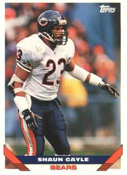 1993 Topps #523 Shaun Gayle Front