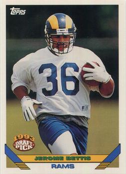 1993 Topps #604 Jerome Bettis Front