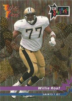1993 Wild Card - Stat Smashers Rookies Gold #SS-52 Willie Roaf Front
