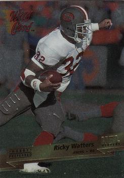 1993 Wild Card Superchrome #6 Ricky Watters Front