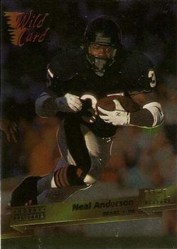 1993 Wild Card Superchrome #14 Neal Anderson Front