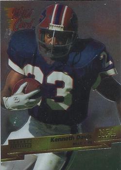 1993 Wild Card Superchrome #27 Kenneth Davis Front