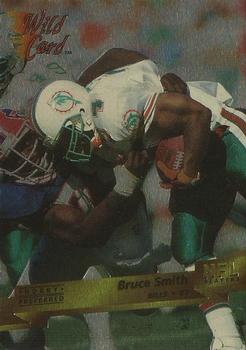 1993 Wild Card Superchrome #30 Bruce Smith Front