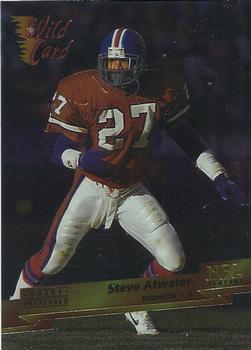 1993 Wild Card Superchrome #36 Steve Atwater Front