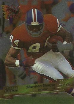 1993 Wild Card Superchrome #37 Shannon Sharpe Front