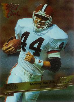 1993 Wild Card Superchrome #41 Tommy Vardell Front