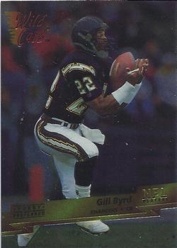 1993 Wild Card Superchrome #63 Gill Byrd Front