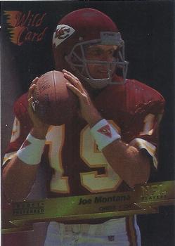1993 Wild Card Superchrome #67 Joe Montana Front