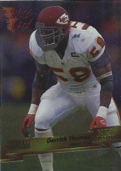 1993 Wild Card Superchrome #71 Derrick Thomas Front