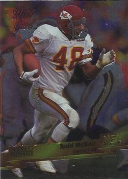 1993 Wild Card Superchrome #72 Todd McNair Front